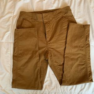 Brown Old Navy chino pants